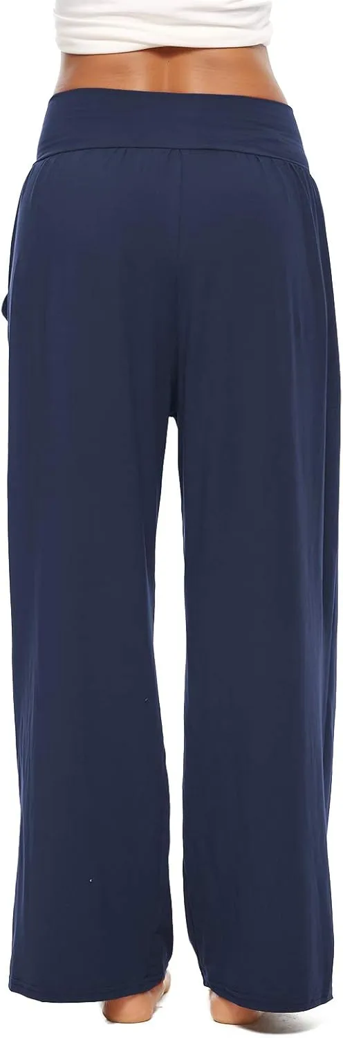 ZJCT Womens Yoga Sweatpants Comfy Loose Casual Wide Leg Lounge Joggers Pants with Pockets
